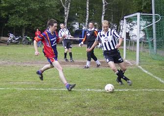 Abwehrarbeit im Spiel gegen Kipsdorf